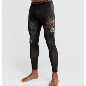 Дълъг клин - Venum Santa Muerte 5.0 Men’s Spats - Deep Black/Gold​