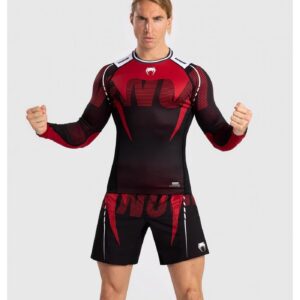 Рашгард - Venum Adrenaline Long Sleeve Rashguard - Red ​