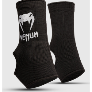 Наглезенки - Venum Kontact Ankle Support Guards - Black/Silver ​