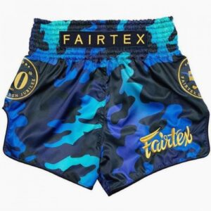 Шорти - Fairtex Muay Thai Shorts BS1916 Golden Jubilee - Blue