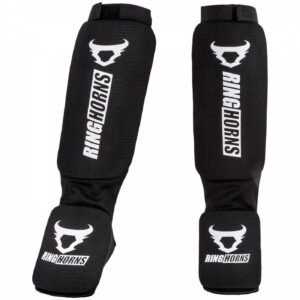Протектори за крака - Ringhorns Charger Kontact Shinguards - Black / COTTON​