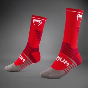 Чорапи Venum за Бокс Elite Performance Crew Socks – Red/White