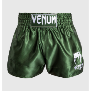 Муай Тай Шорти - Venum Classic Muay Thaï Short / Forest Green (Khaki/White)​