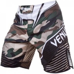 Шорти - VENUM CAMO HERO FIGHTSHORTS / GREEN/BROWN​