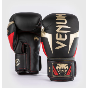 Боксови Ръкавици - Venum Elite Boxing Gloves - Black/Gold/Red​