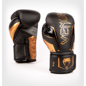 Боксови Ръкавици - Venum Elite Evo Boxing Gloves - Black/Bronze​