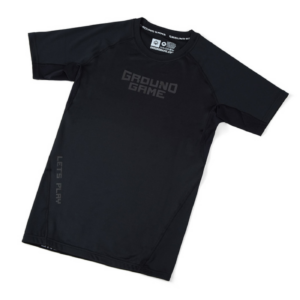 Рашгард - Ground Game - Rashguard Athletic Shadow Black - Short sleeve