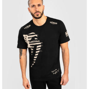 Тениска - VENUM GIANT USA T-SHIRT - REGULAR FIT - BLACK ​