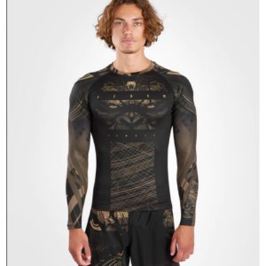 Рашгард - Venum Gorilla Jungle Rashguard Long Sleeves - Black/Sand ​