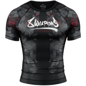 Рашгард - 8 WEAPONS - Rashguard Hit 2.0 - Black/Red
