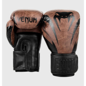 Боксови Ръкавици - Venum Impact Boxing Gloves - Black/Brown​