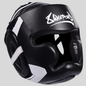 Каска за Бокс 8 Weapons Unlimited Black/White