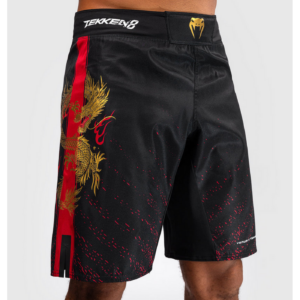 Шорти Venum x Tekken 8 – Marshall Law Fight Shorts – Black/Red/Gold