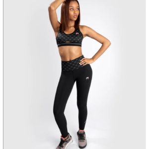 Дамски клин - Venum Monogram Leggings - Black/Pink Gold ​