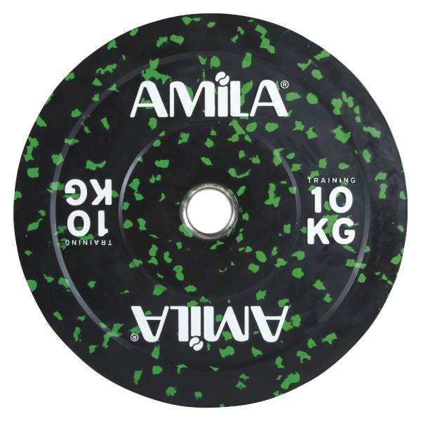 Олимпийски Гумиран Диск Amila Bumper 10кг - 2бр