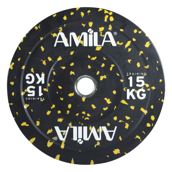 Олимпийски Гумиран Диск Amila Bumper 15кг - 2бр