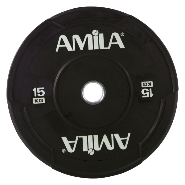 Олимпийски Гумиран Диск Amila W Bumper 15кг – 2бр