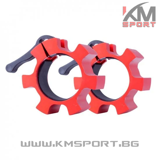 Предпазни алуминиеви щипки за лост ф50 (предпазители/скоби) Active gym