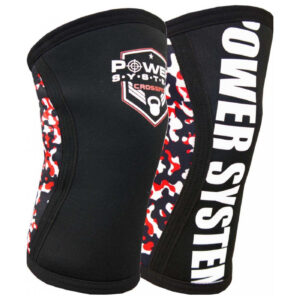 Power System Crossfit Knee Sleеves - Red - Кросфит Наколенки, Цвят Червен,