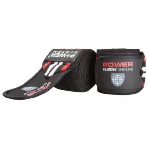 Power System Elbow Wraps - Red - Бинтове за Лакти, Цвят Червен