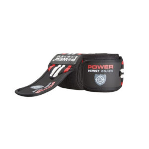 Power System Weightlifting Wrist Wraps - Red - Накитници, Цвят Червен