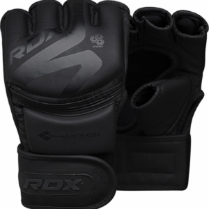 ММА ръкавици - RDX GRAPPLING GLOVE NEOPRENE T15 MATTE BLACK GGR-F15MB
