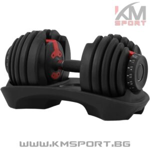 Регулируем дъмбел от 2 кг до 24 кг + пудовка 2 в 1