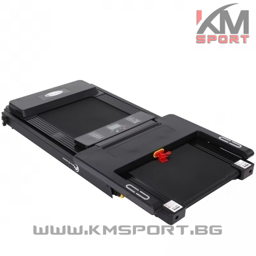 Изцяло сгъваема компактна електрическа бягаща пътека с мотор 2.0 HP, скорост до 12 км/ч,до 100кг тегло трениращ - Image 5