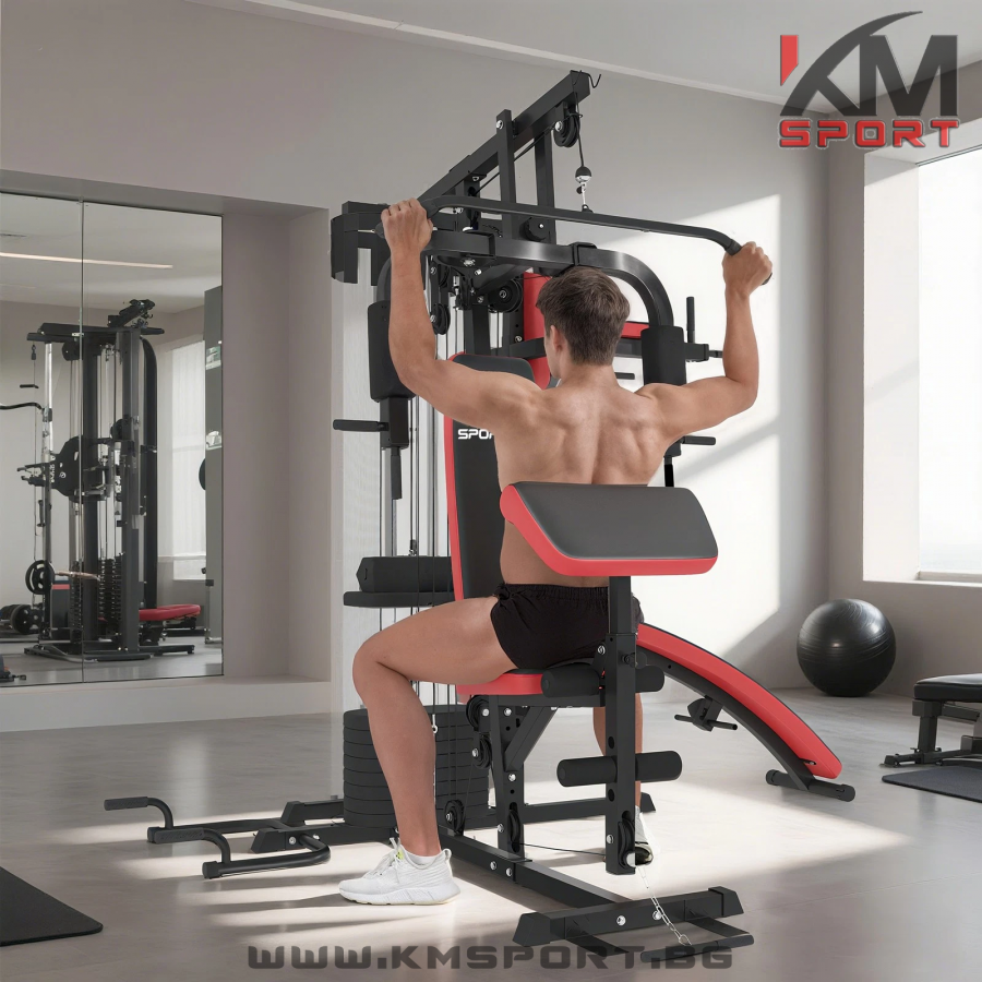 Мултифункционален уред KMSPORT YG15 / HG500- гладиатор.лежанка,успоредка,лицеви опори - Image 4
