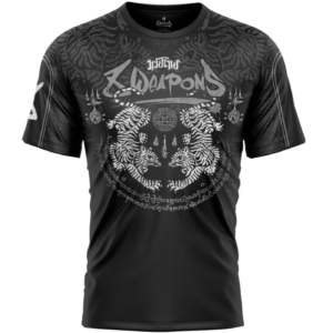 Тениска - 8 WEAPONS Functional T-Shirt Tiger Yant - Black/Grey