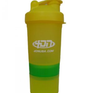 4DN Shaker Bottle Yellow 400ml. - с отделения