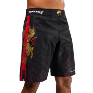Шорти Venum x Tekken 8 – Marshall Law Fight Shorts – Black/Red/Gold