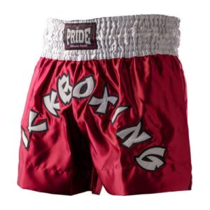 Pride Sport - Шорти за кикбокс Kickboxing / Червени - 2349-2​