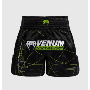 Муай Тай Шорти - Venum Training Camp 4.0 Muay Thai Short - Black/Neon Green ​