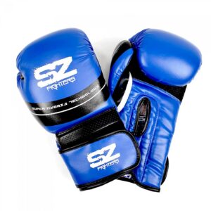 SZ Fighters - Боксови ръкавици Изкуствена кожа - Thunder - Blue