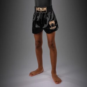 Детски Муай Тай Шорти Venum Classic Muay Thai Shorts for Kids – Black/Gold