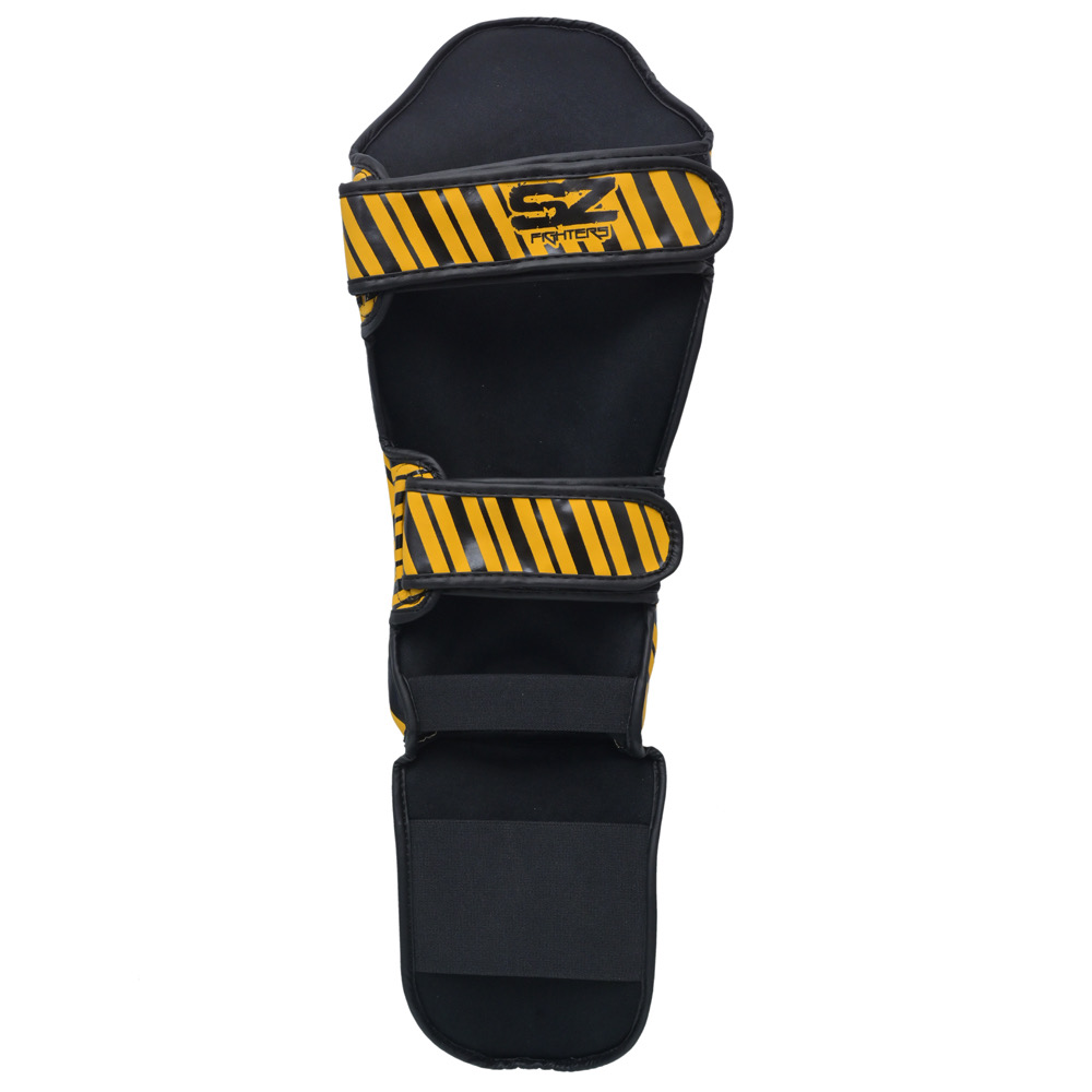 SZ Fighters - Тай Протектори за Крака Plasma 2.0 Yellow-Black - Image 3