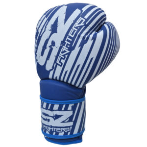 SZ Fighters - Боксови ръкавици естествена кожа - Plasma 2.0 Blue-White