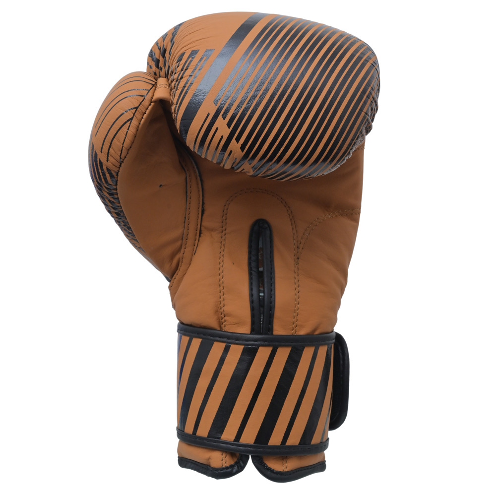 SZ Fighters - Боксови ръкавици естествена кожа - Plasma 2.0 Mustard-Black - Image 4