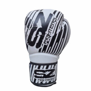 SZ Fighters - Боксови ръкавици Естествена кожа - Plasma 2.0 - White/Black