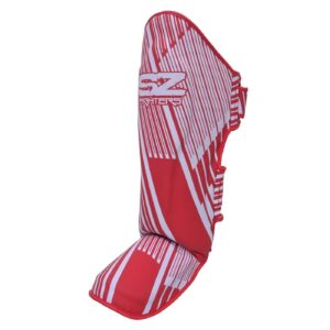 SZ Fighters - Протектори за Муай Тай и Кик Бокс - Plasma 2.0 - Red/White​