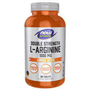 NOW Foods - L-Arginine 1000 mg / Double Strength (180 дози) / 180 Таблетки