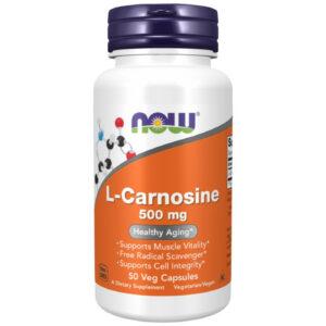 NOW Foods - L-Carnosine 500 mg (50 дози) / 50 капсули