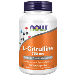 NOW Foods - L-Citrulline 750 mg (45 дози) / 90 капсули
