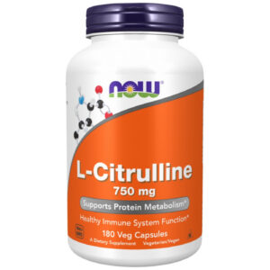 NOW Foods - L-Citrulline 750 mg (90 дози) / 180 капсули