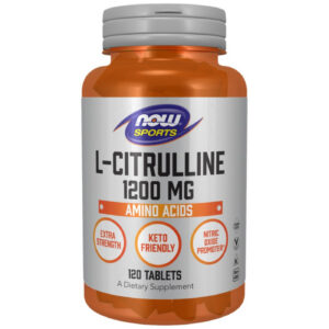 NOW Foods - L-Citrulline 1200 mg | Extra Strength (120 дози) / 120 Таблетки
