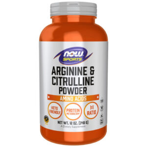 NOW Foods - Arginine & Citrulline Powder | 1:1 Ratio (113 дози) / 340 грама
