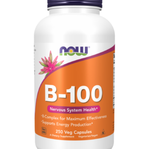 NOW Foods Vitamin B-100 / 250 капсули