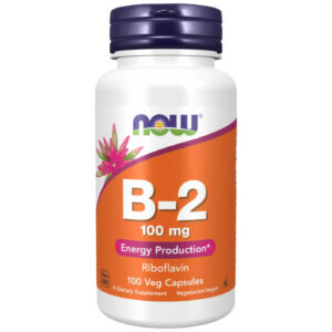 NOW Foods - Vitamin B-2 / Riboflavin 100 mg / 100 капсули