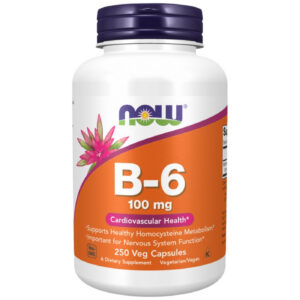 NOW Foods - Vitamin B-6 100 mg (250 дози) / 250 капсули